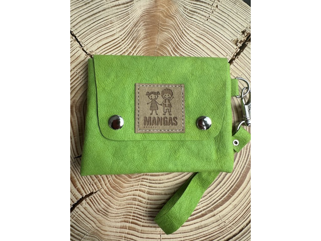 Dětská peněženka s poutkem "Mangas"/Zelená Barvy: Zelená