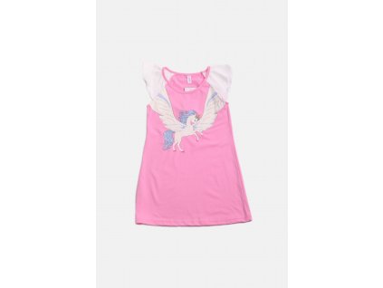 Dívčí bavlněná noční košile "WINGS"/Růžová