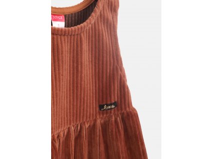 Dívčí velurové šaty "SARAFAN DRESS"/Šedá, růžová, zelená, hnědá