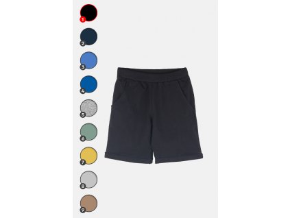 Chlapecké bavlněné kraťasy "BASIC SHORTS"/Modrá, béžová, hnědá