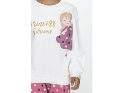 Dívčí bavlněné pyžamo "POLKA DOT"