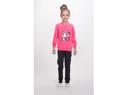 Dívčí bavlněné pyžamo "BALOONS"/Růžová