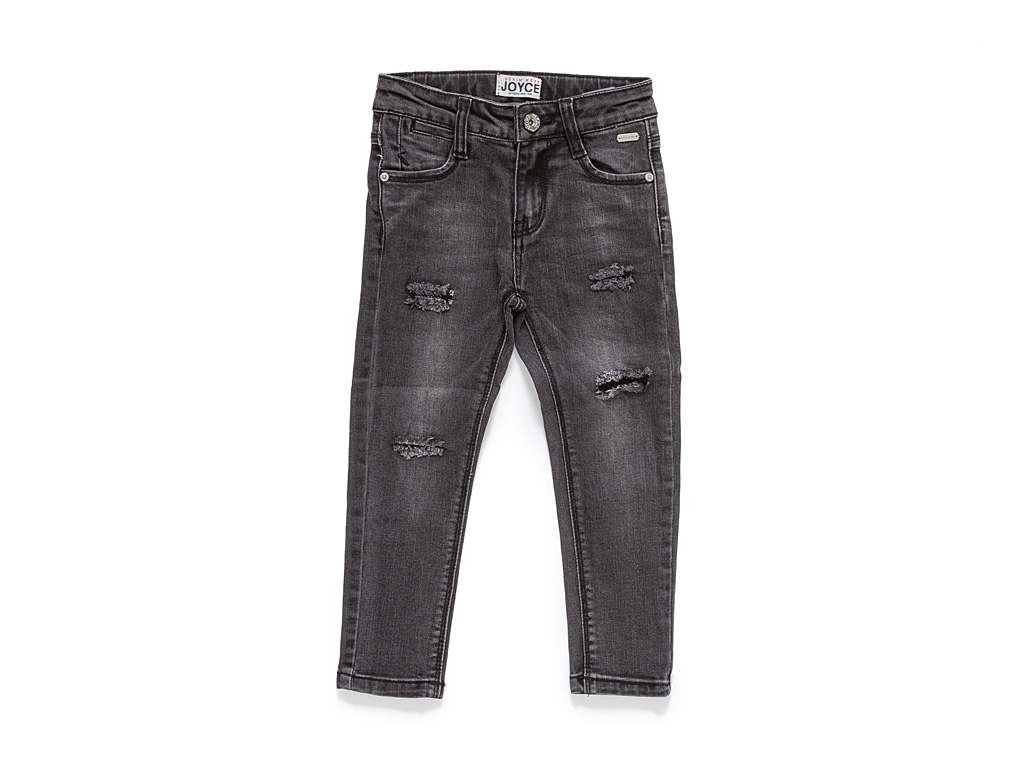 Dívčí rifle s elastanem "DENIM PANTS"/Šedá Velikost: vel. 1 (78/86 cm)