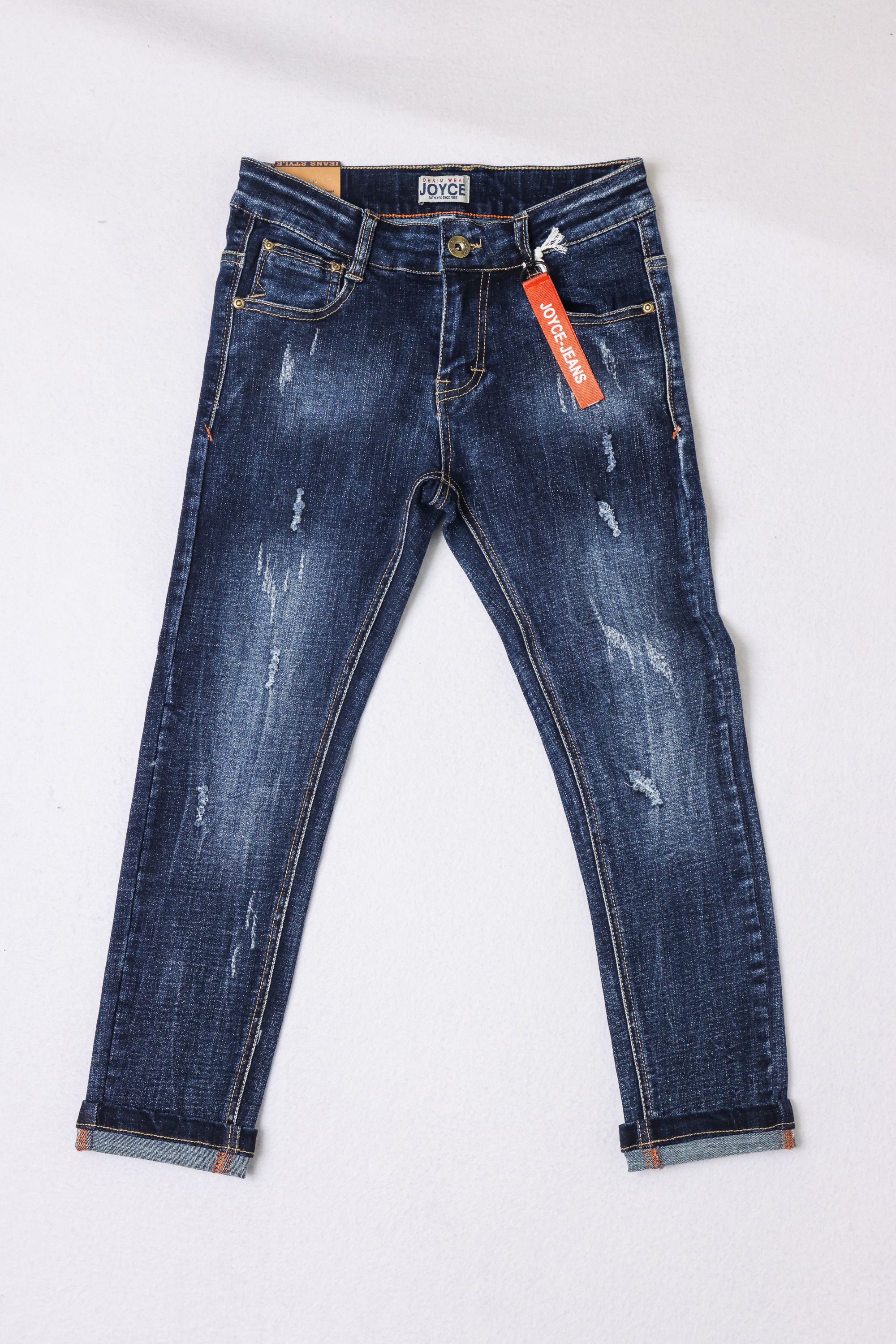 Chlapecké rifle "DENIM PANTS"/Modrá Barva: Modrá, Velikost: vel. 6 (114/120 cm)