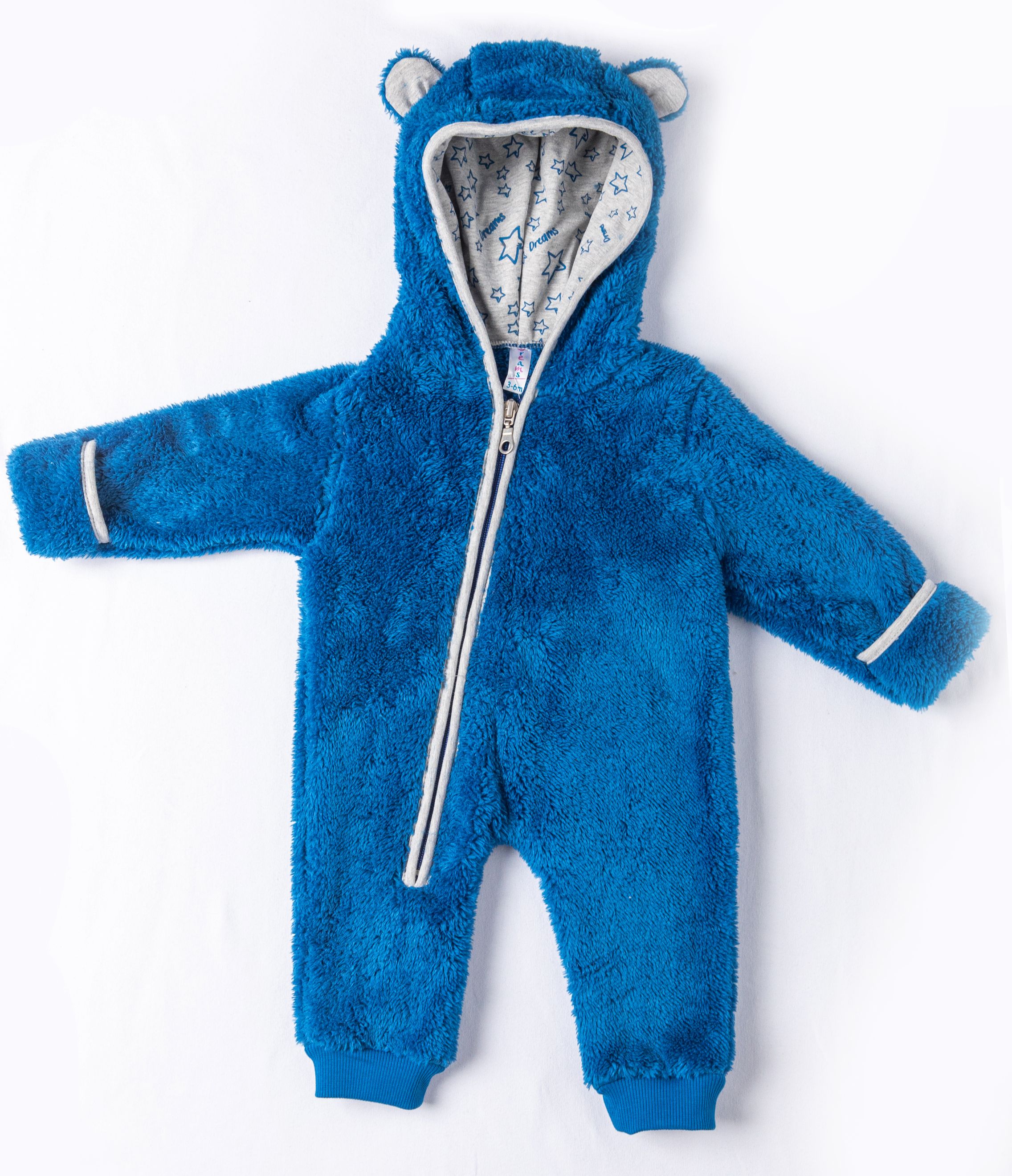 Chlapecký kojenecký overal dlouhý "LITTLE BEAR" / Modrý Barva: Světle modrá, Velikost: 9-12 m