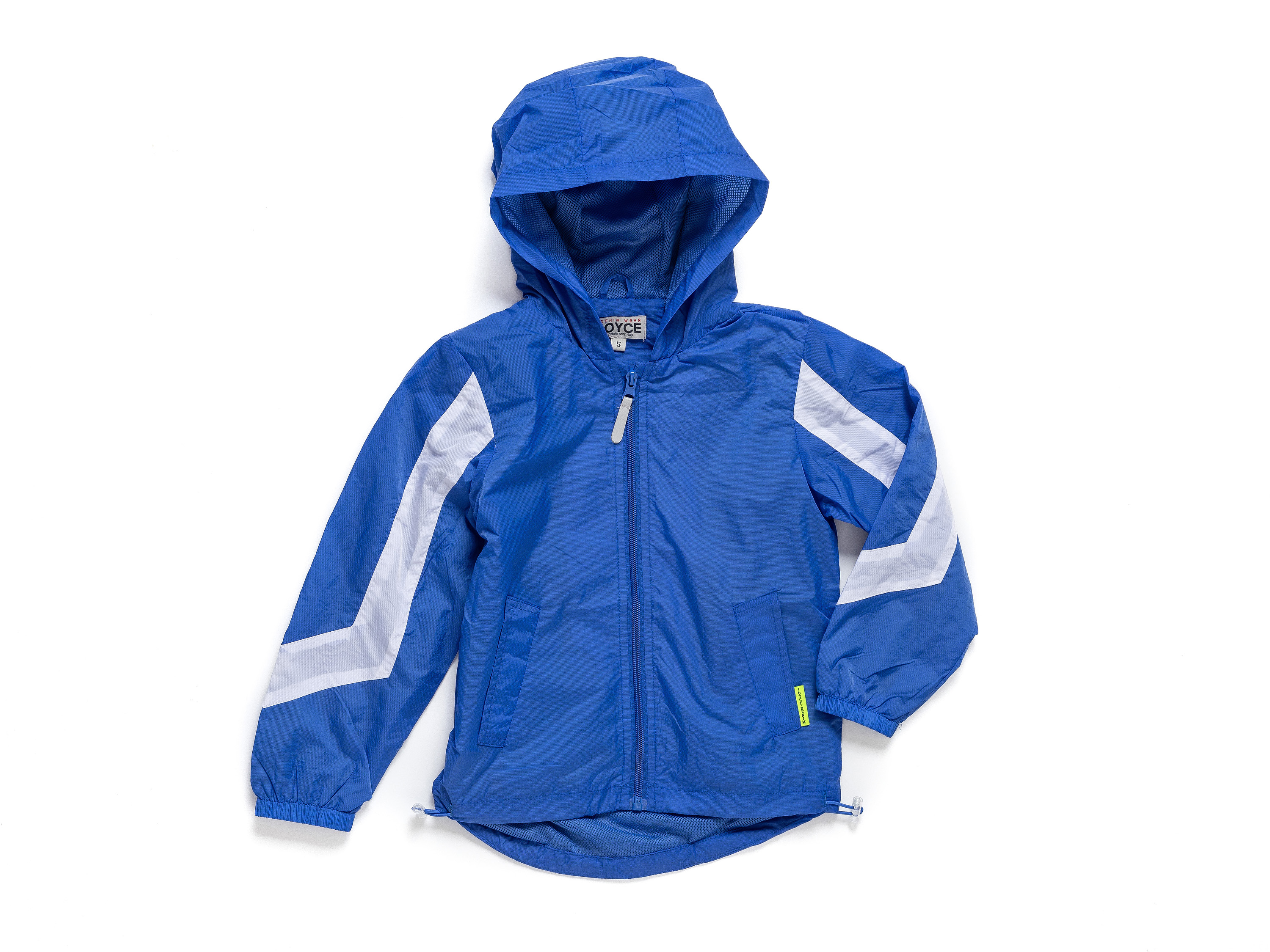 Dětská nepromokavá bunda s kapucí "ROYAL BLUE"/Modrá Barva: Modrá, Velikost: vel. 14 (150/158 cm)