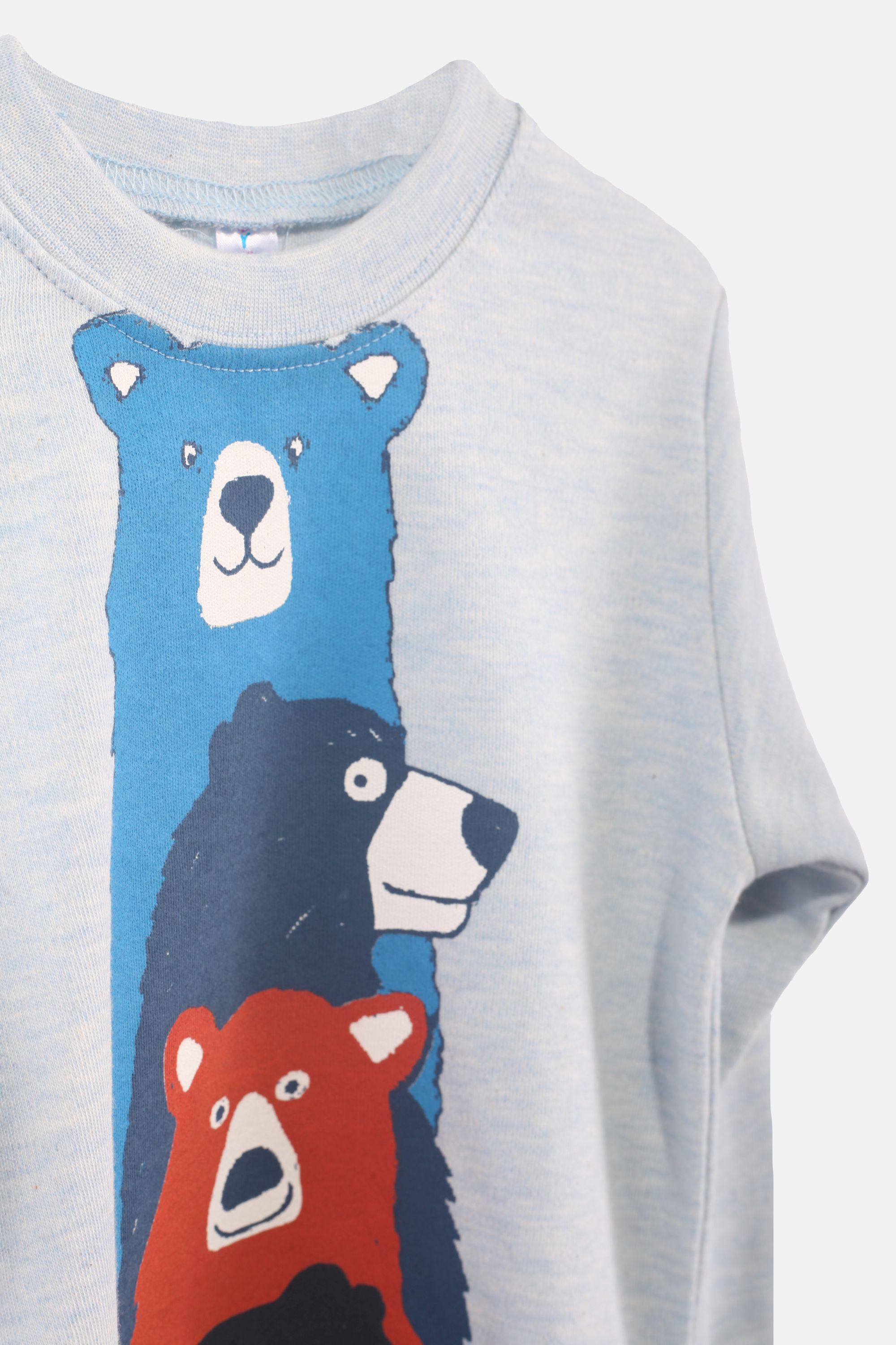 Chlapecké bavlněné pyžamo "4 BEARS SET"/Modrá, béžová Barva: Modrá, Velikost: vel. 4 (100/108 cm)