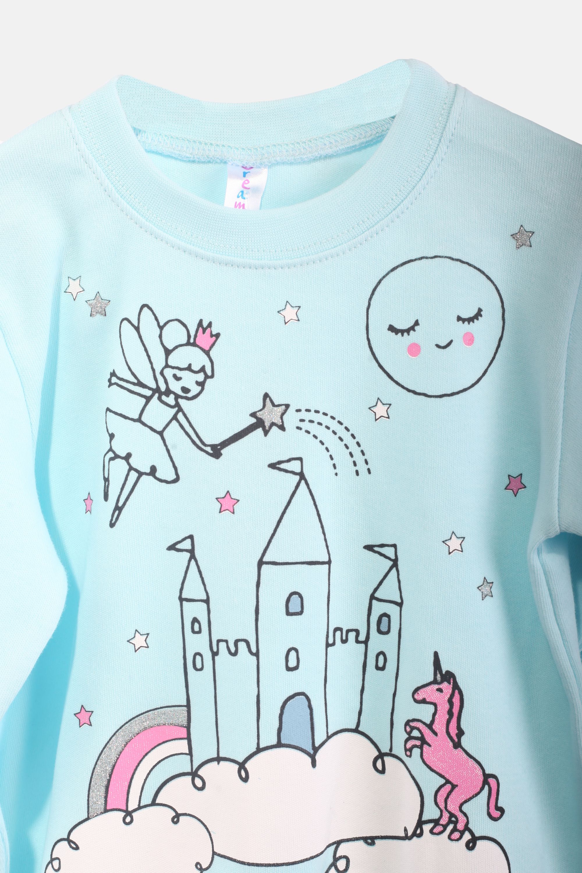 Dívčí bavlněné pyžamo "FAIRIES SET" Velikost: vel. 1 (78/86 cm)