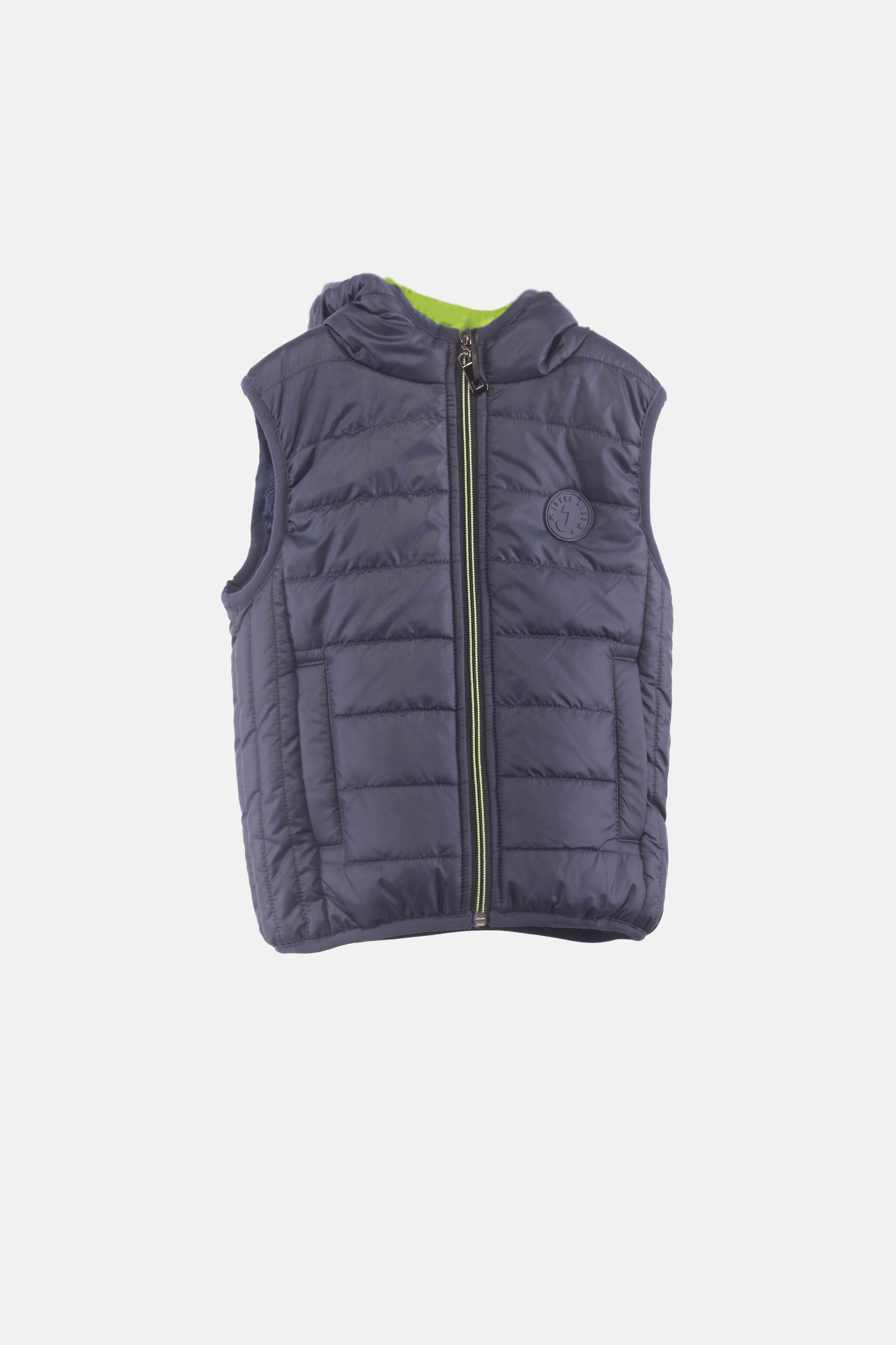 Chlapecká prošívaná vesta "PADDED VEST"/Modrá Velikost: vel. 8 (126/132 cm)