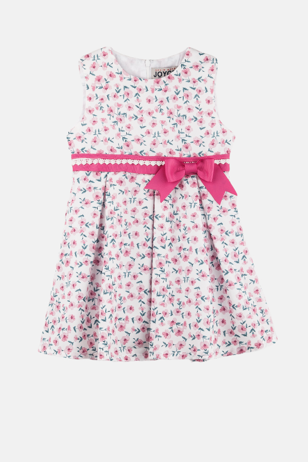 Dívčí šaty na ramínka "PINK"/Růžová Velikost: vel. 4 (100/108 cm)