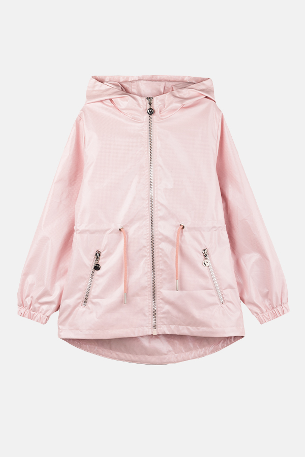 Dívčí nepromokavá parka s kapucí "PINK"/Růžová Velikost: vel. 1 (78/86 cm)