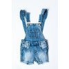 Dívčí džínové kraťase "DENIM OVERALL"/Modrá