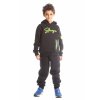 Chlapecká tepláková souprava "STRONGER"/Černá, šedá