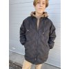 Chlapecká bunda  "BLACK s kapucí"/Černá
