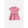 Dívčí bavlněné šaty "LOVE TENNIS"/Růžová