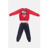 Chlapecká tepláková souprava "SOCCER"/Červená