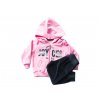 Dívčí tepláková souprava "PRETTY"/Červená, černá, růžová