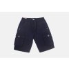 Chlapecké plátěné kraťasy v pase s gumou/Modrá