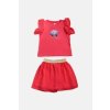 Dívčí souprava se sukní "FLOWER"/červená