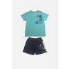 Chlapecká souprava s kraťasy "SURF POCKET"/Zelená