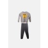 Chlapecké bavlněné pyžamo "GENIUS SET"/Modrá, šedá