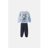 Chlapecké bavlněné pyžamo "ROBOT SET"/Modrá