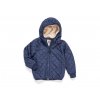 Dětská prošívaná bunda s kapucí "ROYAL"/Modrá