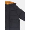 Chlapecká zimní bunda s umělou kožešinou "BOY’S PADDED JACKET"/Černá, žlutá