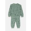 Chlapecké bavlněné pyžamo "DINOSAURS ALLOVER"/Zelená, béžová