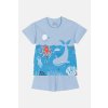 Chlapecké bavlněné pyžamo "INTO THE SEA"/Modrá, šedá