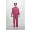 Dívčí souprava se širokými kalhotami "LILAC PLEATS"/Černá, růžová
