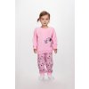 Dívčí bavlněné pyžamo "DALMATIANS/Zelená, růžová, červená