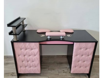 LUXURY Design Čierny front ružový 2