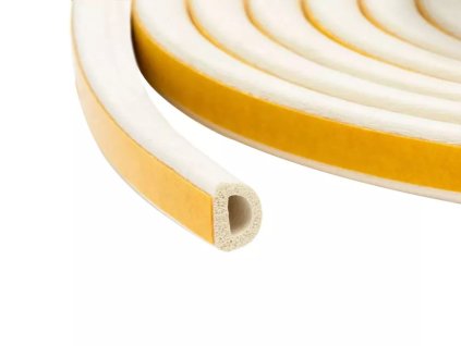 Samolepiace tesnenie D Biele 9 x 5 mm