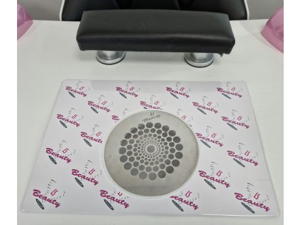 Protišmyková podložka na stôl VEĽKÁ s výrezom na mriežku 02