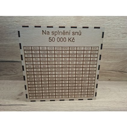 Pokladnička 50.000,- na splnění snů