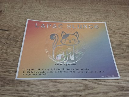 Lapač slunce - kočka