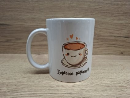 Hrnek Espresso patronum!