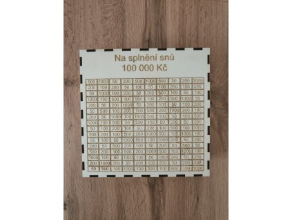 Pokladnička 100.000,- na splnění snů