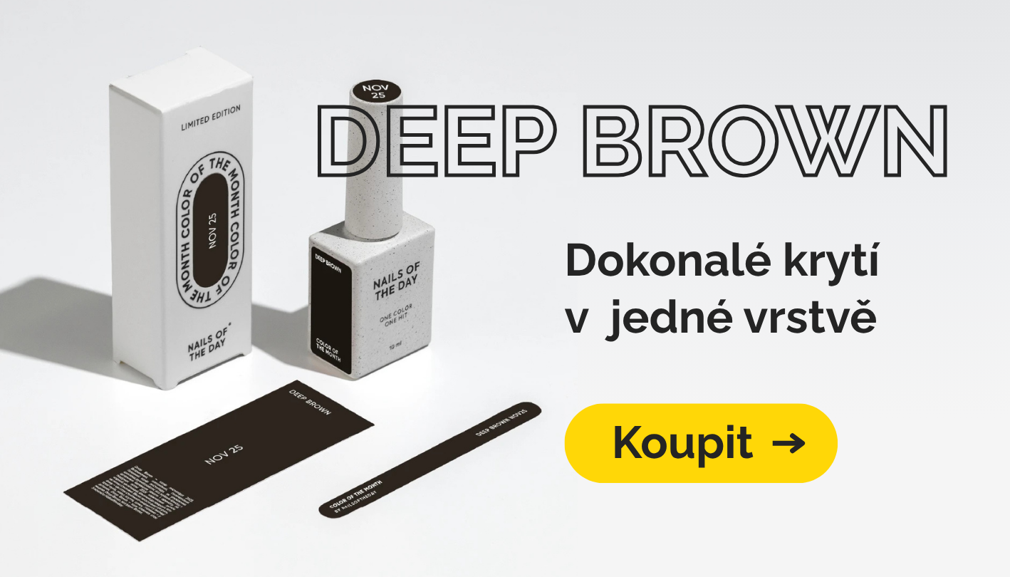 Nailsoftheday Gel Lak Deep Brown