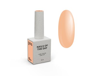 Gel polish NOTD Peach Fuzz card