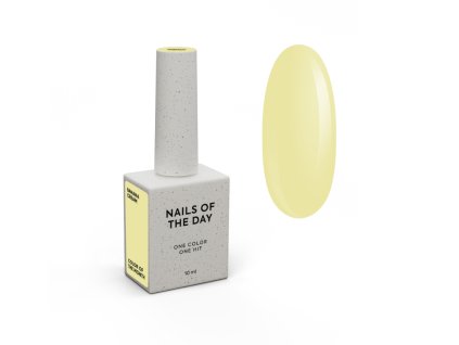 Color of the month NOTD July Banana Cream card