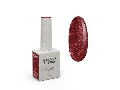 Gel polish Coctails NOTD Campari card