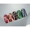 Gel polish NOTD Korean cat eye card 5