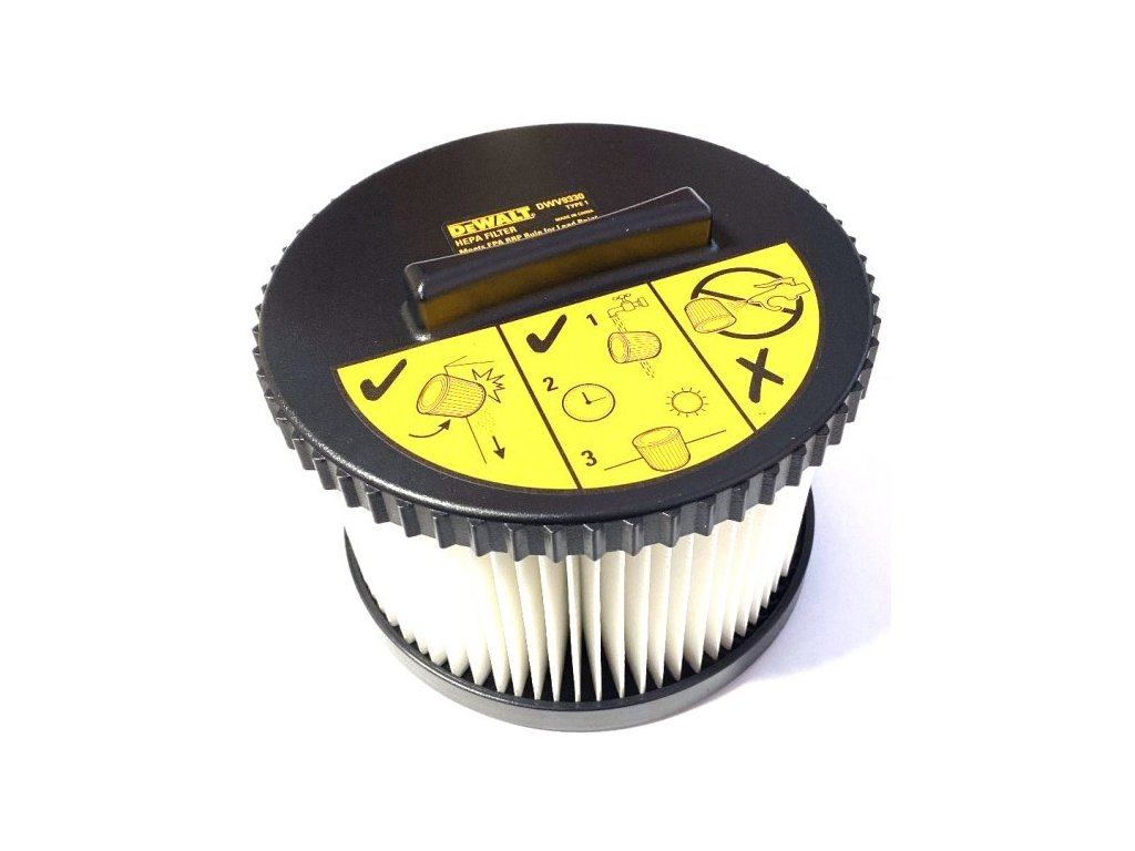 38966 1004772 04 dewalt original nahradni hepa filtr pro vysavace dwv902l m type 2