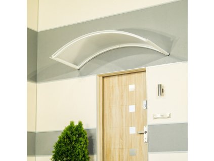 stříška nad dveře LANITPLAST TOPAZ 130/70 bílá