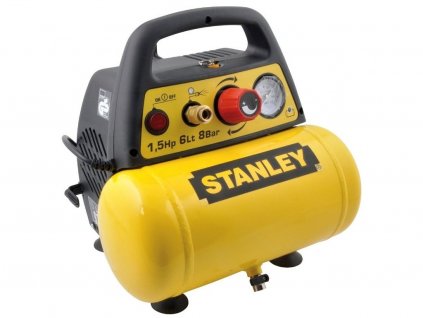 STANLEY DN 200/8/6 Kompresor samomazný s nádrží 6L a tlakem 8Bar