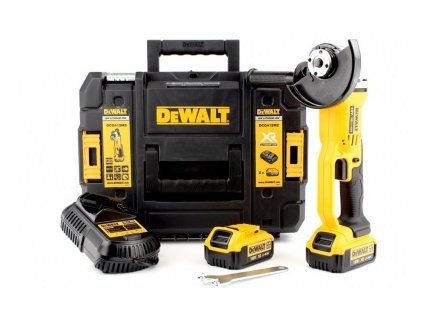 173 1 dcg412m2 dewalt 18 volt aku uhlova bruska 125mm 2 x 4 0 ah baterie xr li ion nabijecka kufr t stak