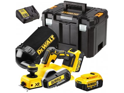 3314 dcp580p2 dewalt aku bezuhlikovy hoblik 18volt 2x5 0ah baterie xr li ion 82mm 0 2mm uber v kufru t stak