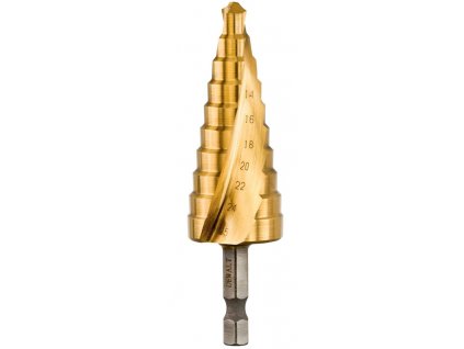 34349 1 dt5030 dewalt stupnovity vrtak do kovu 14 25 mm ocel hss g extreme impact